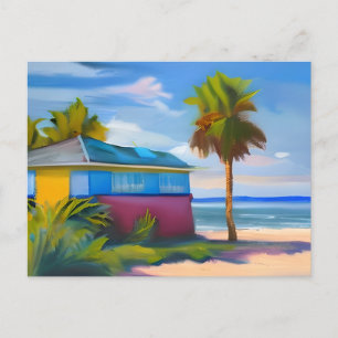 Cartão Postal Casa Tropical   Mantendo Contato