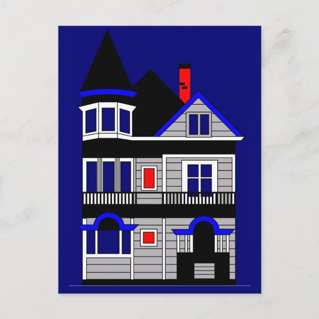 Cartão Postal Casa Vitoriana (Frente)