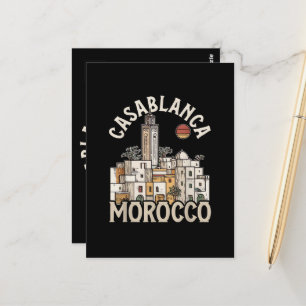 Cartão Postal casablanca marrocos