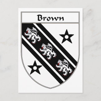 Cartão Postal Casaco Castanho de Armas/Proteção Familiar