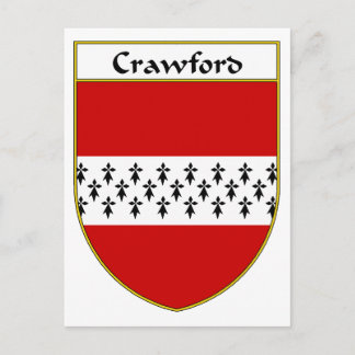 Cartão Postal Casaco de Armas Crawford/Faixão Familiar