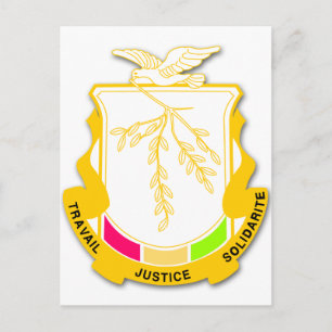 Cartão Postal Casaco de armas da Guiné GN