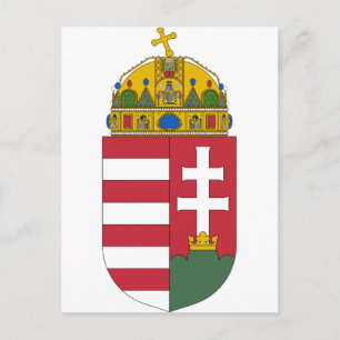 Cartão Postal Casaco de armas da Hungria