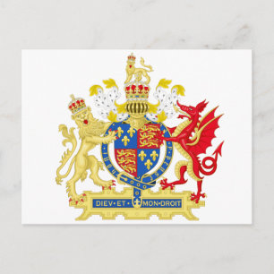 Cartão Postal Casaco de armas da Inglaterra