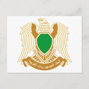 Cartão Postal Casaco de armas da Líbia