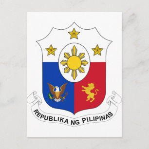 Cartão Postal Casaco de armas das Filipinas