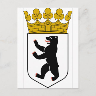 Cartão Postal Casaco de Armas de Berlim (Alemanha)