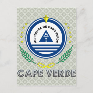 Cartão Postal Casaco de Armas de Cabo Verde