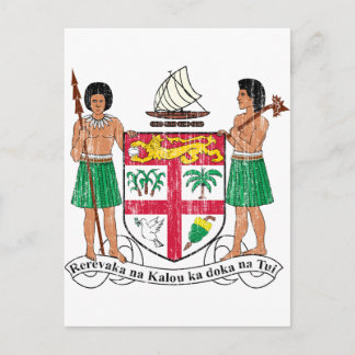 Cartão Postal Casaco de Armas Fiji