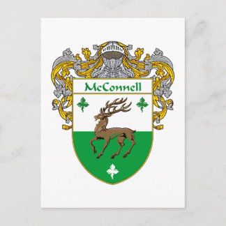 Cartão Postal Casaco de Armas McConnell (Mantled)