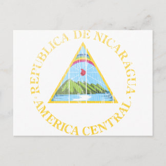 Cartão Postal Casaco de Armas Nicarágua