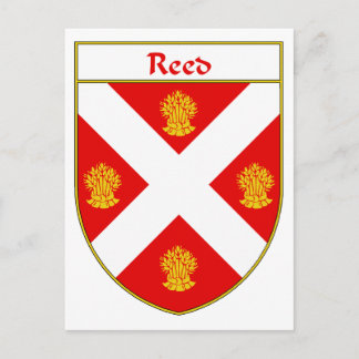 Cartão Postal Casaco de Armas/Proteção da Família Reed