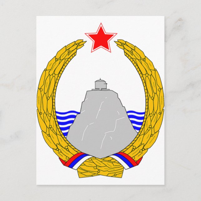 Cartão Postal CASACO de armas SR Montenegro (Frente)