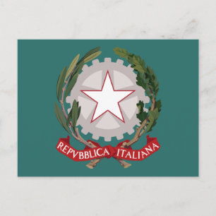 Cartão Postal Casaco de Arms Stemma Itália Italia