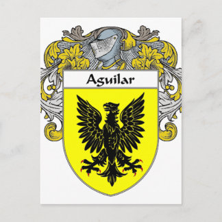 Cartão Postal Casaco de Braços Aguilar (Mantled)