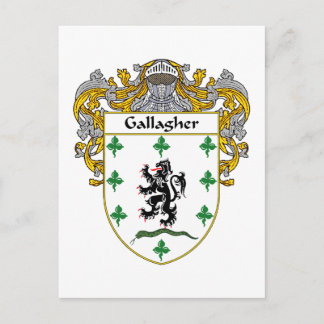 Cartão Postal Casaco de Braços Gallagher (Mantled)