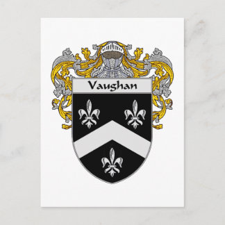 Cartão Postal Casaco de Braços Vaughan (Mantled)
