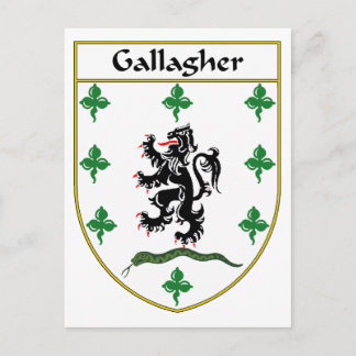 Cartão Postal Casaco Gallagher de Armas/Proteção Familiar