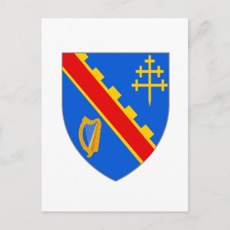 Cartão Postal Casaco Oficial Arms Armagh Heraldry Símbolo Irland