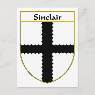Cartão Postal Casaco Sinclair de Armas/Proteção Familiar