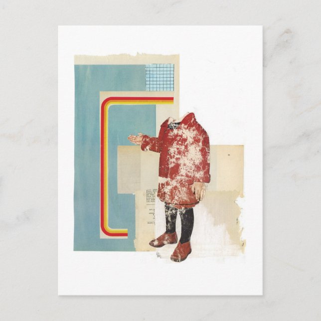 Cartão Postal Casaco vermelho (Frente)