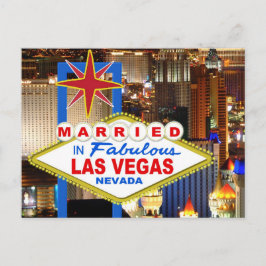 Cartão Postal Casado Em LAS VEGAS