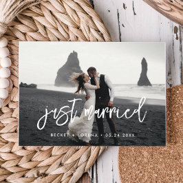 Cartão Postal Casados, foto de casamento contemporâneo moderno