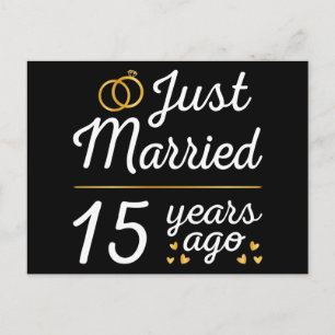 Cartão Postal Casados há apenas 15 Anos II
