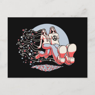 Cartão Postal Casais caminhando