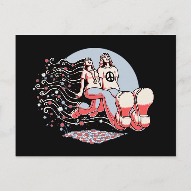 Cartão Postal Casais caminhando (Frente)