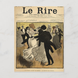 Cartão Postal Casais dançantes