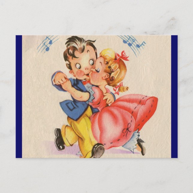 Cartão Postal Casal dançante (Frente)