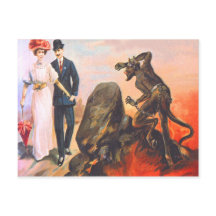 Casal de Adultos do Krampus Stalking