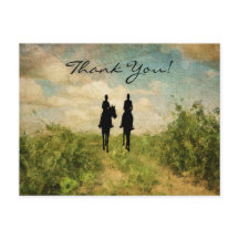 Casal De Cavalo Silhout Obrigado