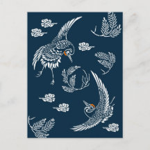 Casal de guindaste japonês