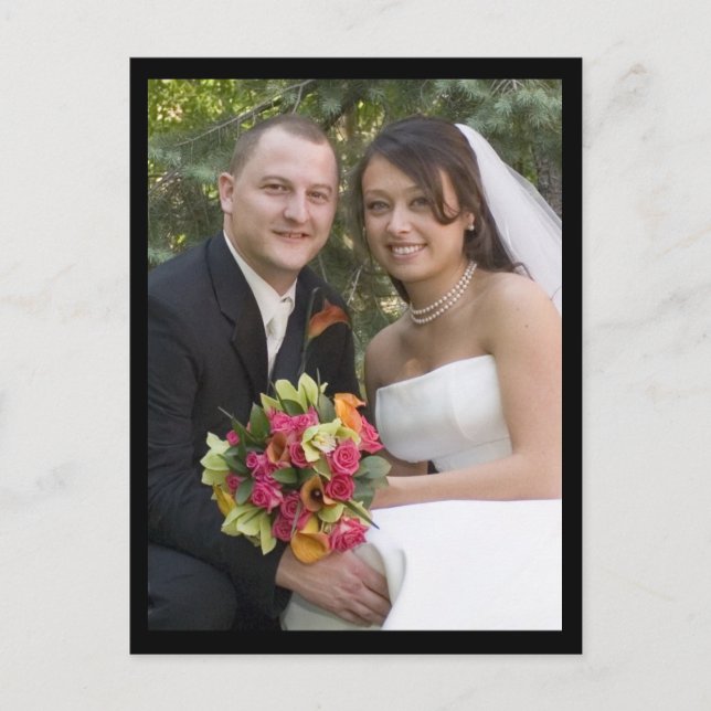 Cartão Postal casamento (Frente)