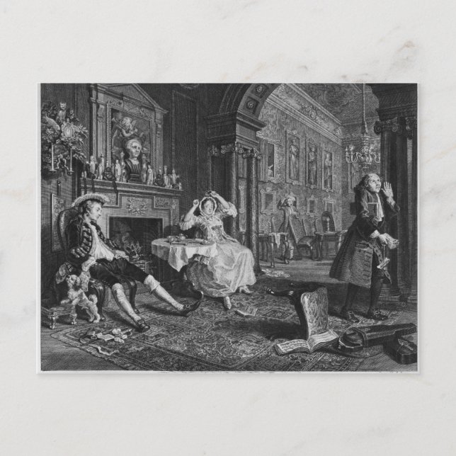 Cartão Postal Casamento a la Mode (Frente)