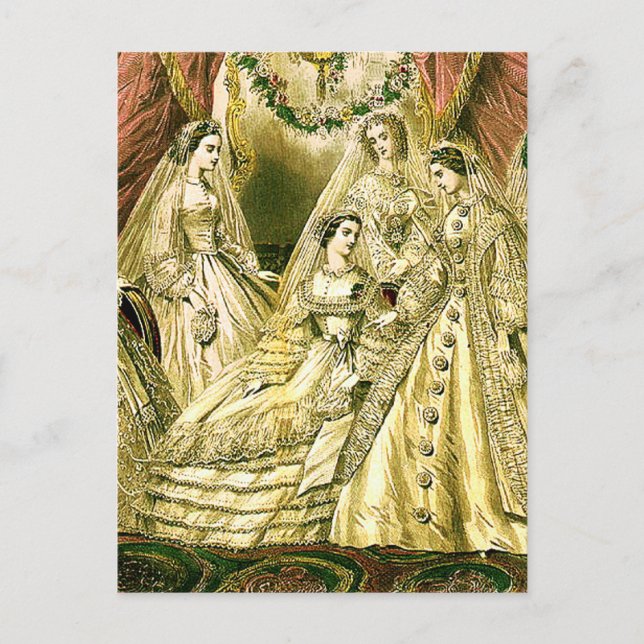 Cartão Postal Casamento Antigo Bridal (Frente)