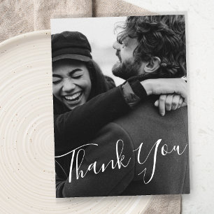 Cartão Postal Casamento com Foto Personalizada Roteiro Minimalis