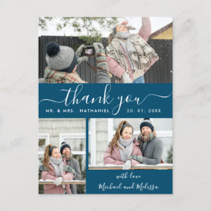 Cartão Postal Casamento Com Velas Múltiplas Fotografias Do Elega