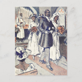 Cartão Postal Casamento da Srta. Samantha Johnson