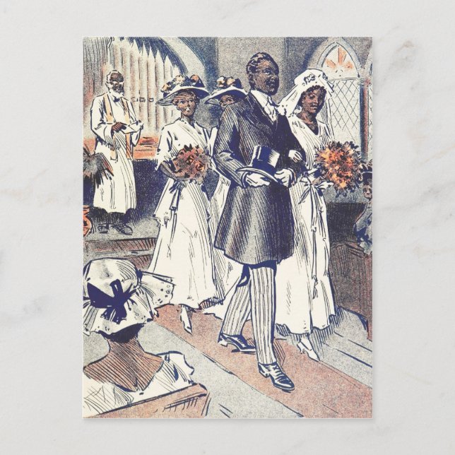 Cartão Postal Casamento da Srta. Samantha Johnson (Frente)