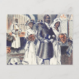 Cartão Postal Casamento da Srta. Samantha Johnson