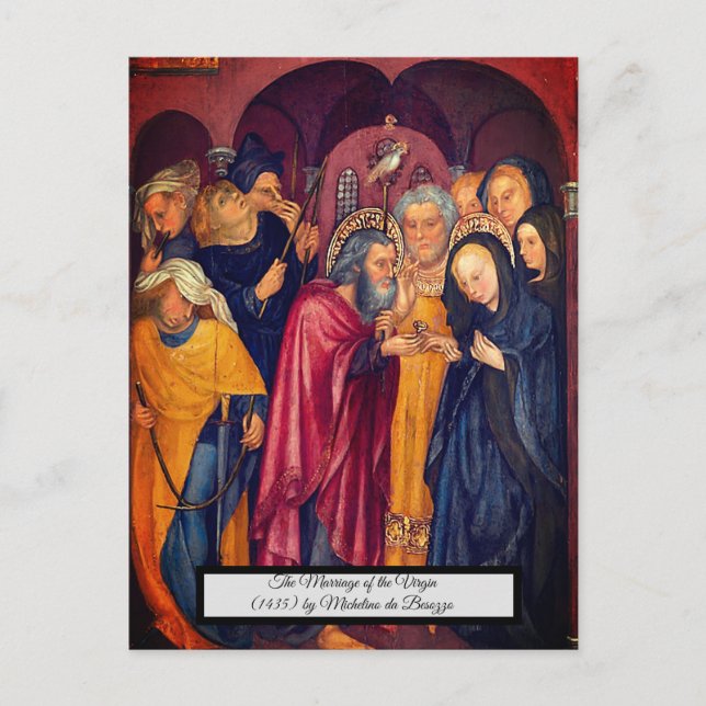 Cartão Postal Casamento da Virgem (Frente)