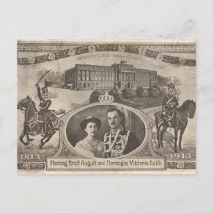Cartão Postal Casamento DAUGHTER Kaiser Wilhelm da Alemanha #054