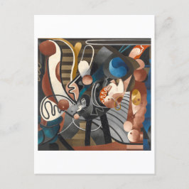 Cartão Postal Casamento de banda desenhada | Francis Picabia |