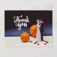Casamento de basquete Obrigado