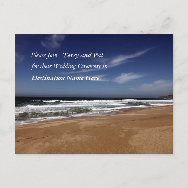 Cartão Postal Casamento de Destino (Frente)