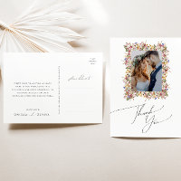 Casamento de Foto Colorida de Prado de Flor Selvag