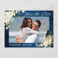 Casamento de FOTO de Madeira Azul Rosas Brancas Sa